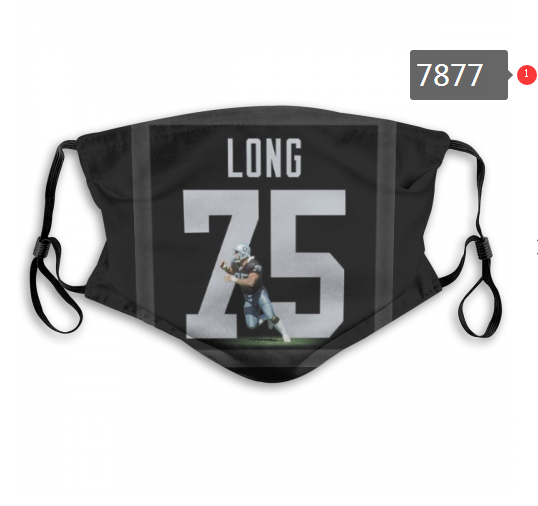 NFL 2020 Oakland Raiders #11 Dust mask with filter